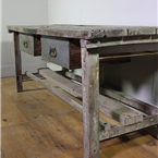 Grey Two Drawer Workbench