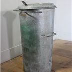 Large Galvanised Dustbins