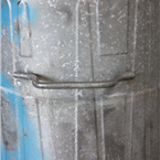 Large Galvanised Dustbins