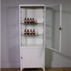 Single White Medical Cabinet