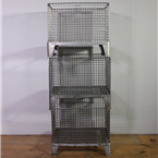 Large Metal Crates with Feet