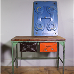 Orange Drawer Workbench / Table