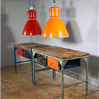 Orange Drawer Workbench / Table