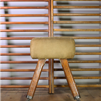 Vintage Suede Pommel Horse