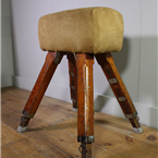 Vintage Suede Pommel Horse