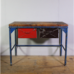 Red Drawer Workbench / Table 