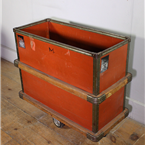 Red Industrial Storage Trolley