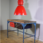 Red Drawer Workbench / Table 