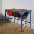 Red Drawer Workbench / Table 