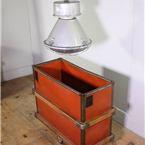 Red Industrial Storage Trolley