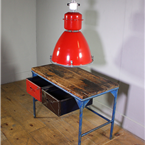 Red Drawer Workbench / Table 