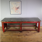 Industrial Red Table