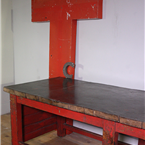 Industrial Red Table