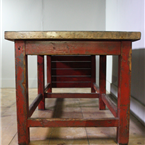 Industrial Red Table