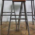 New High Metal Bar Stools.