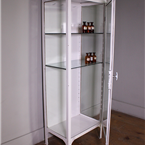 Single Door White Medical Cabinet