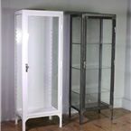 Single Door White Medical Cabinet