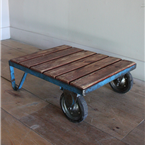 Small Blue Pallet Tables