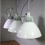 White Industrial Pendant Lights