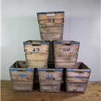 French Wooden Crates