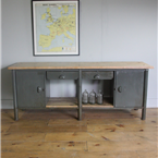 Grey Industrial Workbench