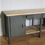 Grey Industrial Workbench