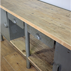 Grey Industrial Workbench