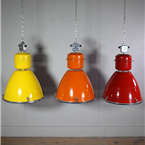 Coloured Czech Industrial Lights 