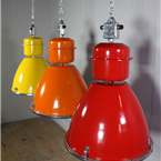 Coloured Czech Industrial Lights 