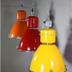 Coloured Czech Industrial Lights 