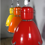 Coloured Czech Industrial Lights 