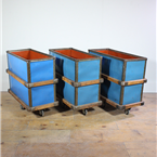 Blue industrial Storage trolley