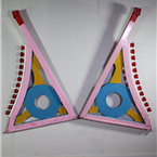 Pink Fair Ground Bumper Car Panels