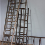 Vintage Wooden Fruit Ladders