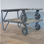 grey trolley Table