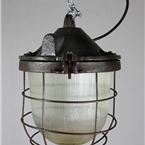 Czech Caged Industrial Lights