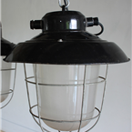 Czech Industrial Caged Lights