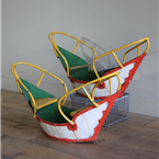 Vintage Fairground Swing Boats