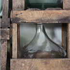 French Wooden Crated Bottles