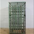 Green Metal Wine Cages.