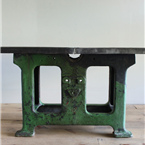 Large Industrial green table