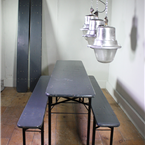 Grey German Beer Festival table and Bench sets - Oktoberfest - (220cm)