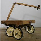 white Wheeled Trolley