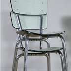 light green formica Cafe Chair