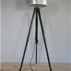 green standard lamp